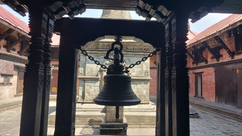 Temple Bell In Pashupatinatha Temple