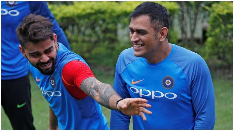 dhoni kohli