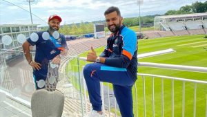 WTC Final: ಇಂಗ್ಲೆಂಡ್‌ ತಲುಪಿದ ಟೀಂ ಇಂಡಿಯಾ; ಮೈದಾನದ ಮುಂದೆ ಆಟಗಾರರ ಫೋಟೋ ಸೆಷನ್