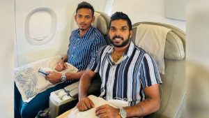 IPL 2021: ಯುಎಇಗೆ ಬಂದಿಳಿದ RCB ಹೊಸ ಆಟಗಾರರು 