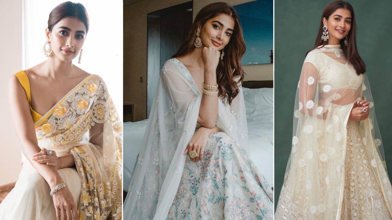 Pooja Hegde sparkling in traditional 