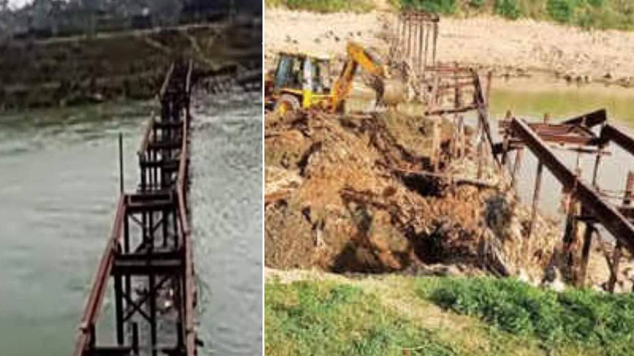 60 feet steel bridge stolen in Bihar s Rohtas district by fooling local