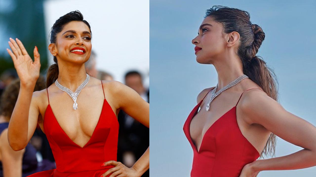 Deepika Padukone: ಕೆಂಪು ಬಣ್ಣದ ಉಡುಗೆಯಲ್ಲಿ ಎಲ್ಲರ ಗಮನ ಸೆಳೆದ ನಟಿ ದೀಪಿಕಾ ಪಡುಕೋಣೆ - Deepika Padukone In Cannes Film Festival 2022 Deepika Stuns with red dress | TV9 Kannada