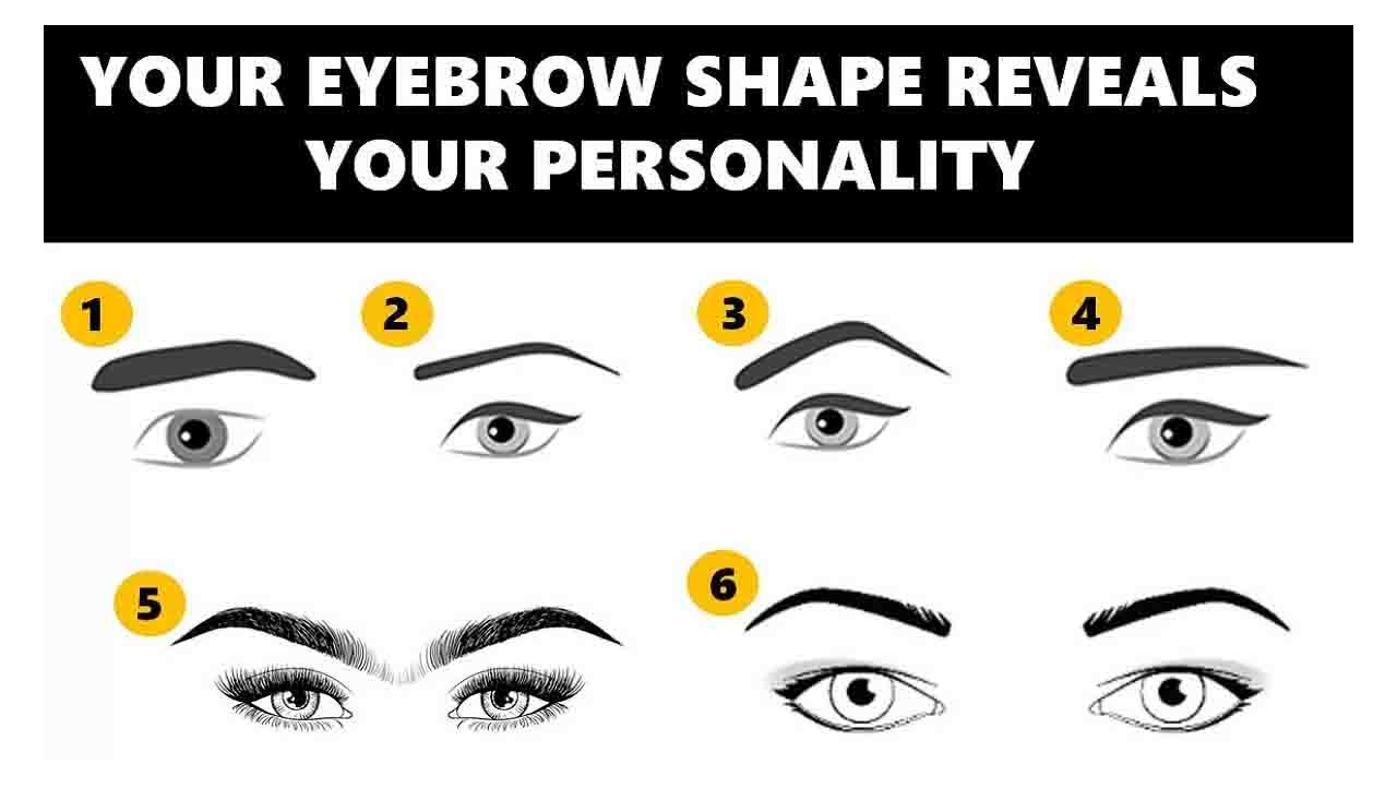 Eyebrow Shape Personality Test Your Eyebrows Reveal Your True