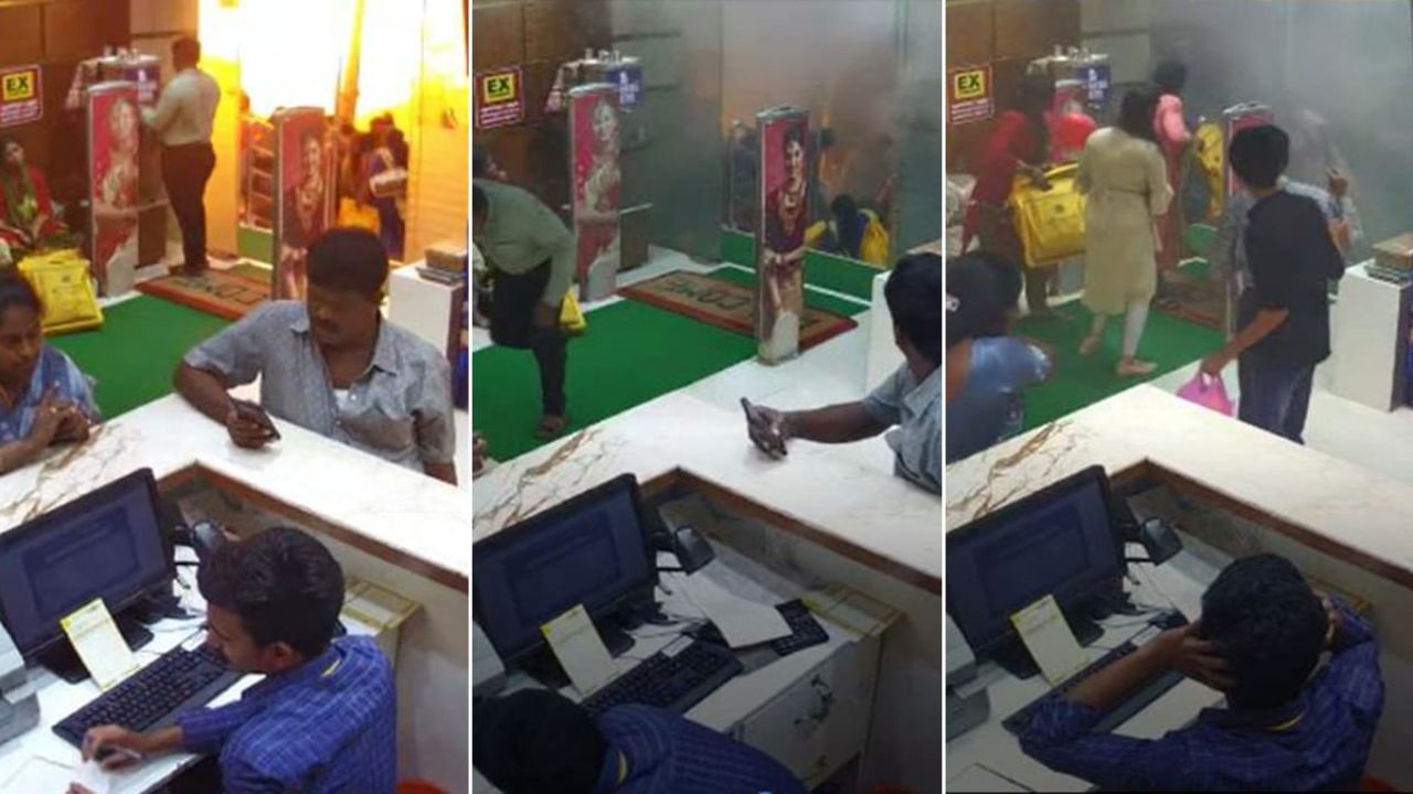 Tamilnadu Helium tank explosion in Trichy market, one dead, many