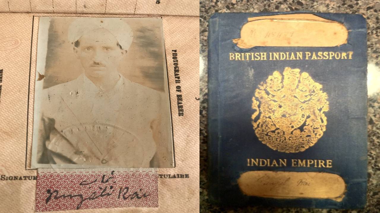 British Indian Passport Here Is A Rare Old Indian Passport From   British Indian Passport 