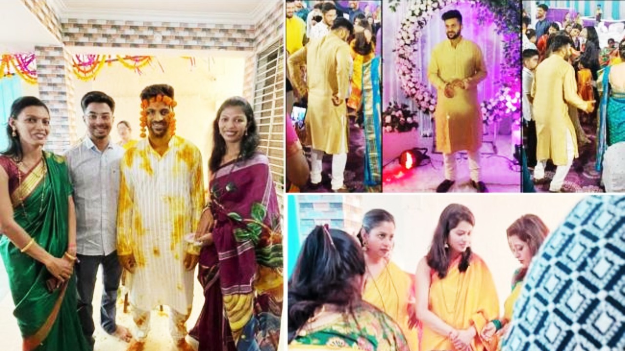Shardul Thakur's turmeric ceremony Photos | Shardul Thakur Wedding: ಹಸೆಮಣೆ  ಏರಲು ಸಜ್ಜಾದ ಟೀಮ್ ಇಂಡಿಯಾ ಕ್ರಿಕೆಟಿಗ: ಅರಿಶಿಣ ಶಾಸ್ತ್ರ ಫೋಟೋಗಳು ಇಲ್ಲಿವೆ| TV9  Kannada